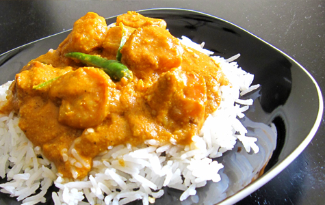 Fresh Prawn Curry made with Family Secret Curry Sauce Base